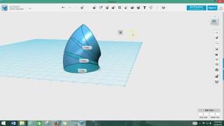 Lofting and Extruding with 123D Design