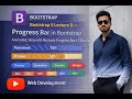 Bootstrap 5 Lecture 8  Progress Bar in Bootstrap Animated, Striped & Multiple Progress Bars Tutorial