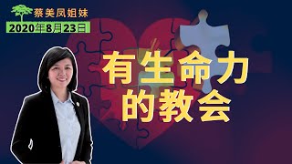 蔡美凤姐妹 Sister Chris Chye - 有生命力的教会 - 2020年8月23日周日聚会