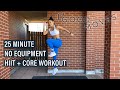 25 Minute Bodyweight HIIT and Core Workout | Good Moves | Well+Good