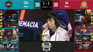 【2018德瑪西亞杯西安站】敗者組 第三輪 SN vs EDG #3