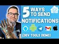 5 WAYS To Send Notifications (Using Home Assistant)