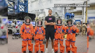 Earth to Wemby: Spurs star leans into his out-of-this-world persona with visit to NASA