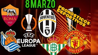 ⚽UEFA Europa league Pronósticos deportivos ✅Apuestas deportivas europa league Las fijas 8 Marzo