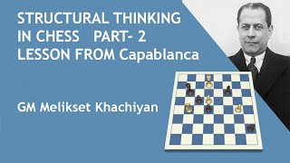 Structural Thinking in Chess Part-2  Lessons from Capablanca