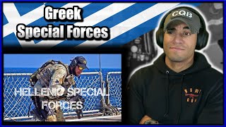 US Marine reacts to Greek Special Forces