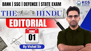 The Hindu Analysis || The Hindu Newspaper Analysis for All Banking Exams || 01 June || By Vishal Sir