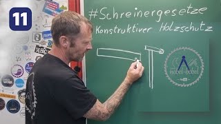 Konstruktiver Holzschutz 1️⃣1️⃣ #Schreinergesetze