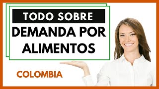 🟩TODO Sobre las DEMANDAS por ALIMENTOS 🟩 - Guía paso a PASO