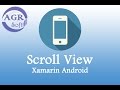 Xamarin Android - 4 ScrollView
