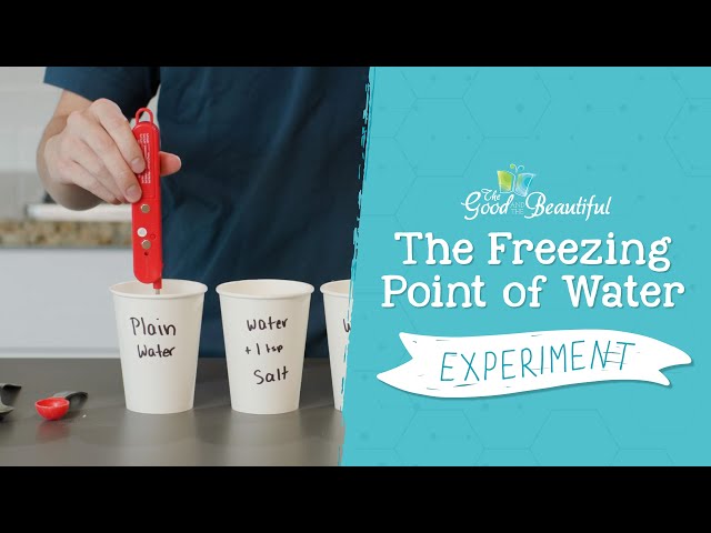 Freezing Water Science Project Supercooled Water Science Project