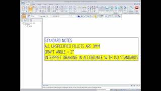 Solid Edge ST4 Drafting Demo: Custom Notes