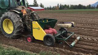 Stroj na sázení česneku Garmach AGP-3R | Mechanizovaná výsadba česneku a cibule |  sázecí stroj