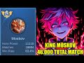 RAJA MOSKOV 46.000 TOTAL MATCH SEJAGO APA SIH SKILL NYA - TOP GLOBAL MOSKOV MOBILE LEGENDS