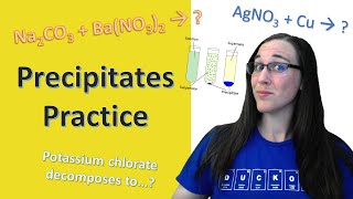 Practice with Precipitates Using Solubility Rules (63)