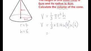 Cones & Spheres mathscast