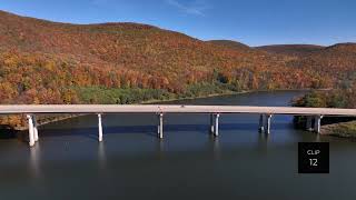 Stock Video - Tioga Dam and Reservoir, Pennsylvania | Steve Tanner Stock