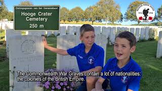 Hooge-Boys Video 17: Britse Begraafplaatsen -- Commonwealth Cemeteries @Hooge Crater Cemetery