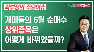 곽부장의 주요 이슈ㅣ6월동안 개미들의 순매수 상위종목은 어떻게 변했을까?ㅣ대체휴일, 재난지원금...하반기는 이 주를 주목하라!ㅣ중국 판호·신작 기대에 게임주는 방긋ㅣ