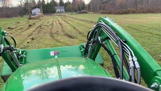 Subsoiling with John Deere 3032E