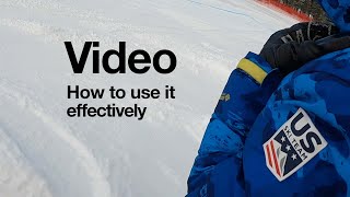 HOW TO USE VIDEO effectively for coaching and ski instruction