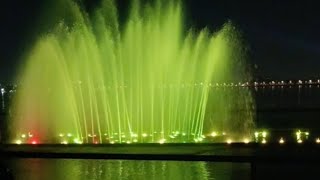 Hussain Sagar ka musical fountain night show | Tankband Hyderabad | Hyderabad City night vibes 💫💥💫