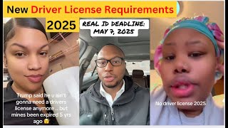 tiktok rants|Trump's New Driver License Requirements in May 2025!!!!|Must be met in order to travel.