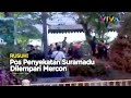 RUSUH LAGI! Pos Penyekatan Suramadu Dilempari Petasan!