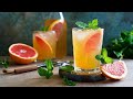 Grapefruit Mint Kombucha Mocktail