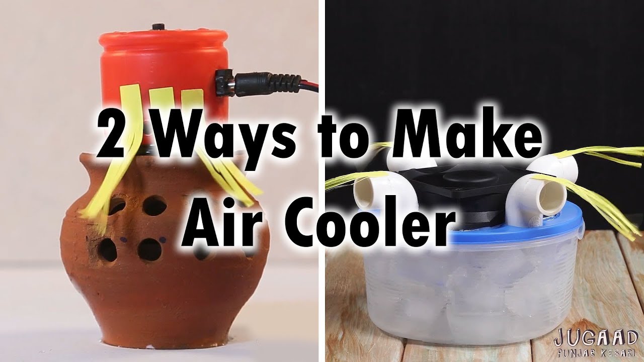 2 Ways To Make Air Cooler - YouTube