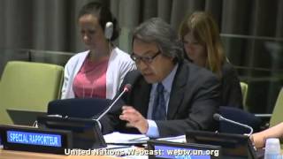 UNSR James Anaya, Statement UNPFII 2013