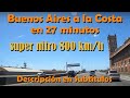 De Buenos Aires a la Costa Atlántica en 27 minutos - Argentina Driving, Ruta Autovía 2 y 11