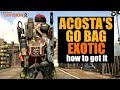 The Division 2 - ACOSTA'S GO BAG | EXOTIC BACKPACK (HOW TO GET)