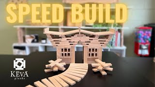 Korean Gate // KEVA Planks SPEED BUILD // wooden block construction toy