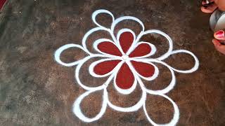 aani masam special rangolidesign//traditional muggulu kolam//aadi special/kaalai thendral rangoli