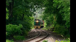 Hard Working EMD SW9 and loud RS5T on the Black River \u0026 Western Railroad