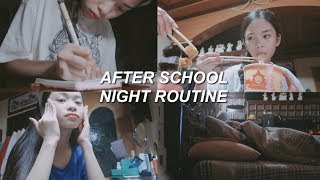 AFTER SCHOOL NIGHT ROUTINE | Sophia Zionne