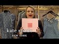 surprise unboxing | talking shop | kate spade new york