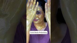140 Rs Gold Body Polishing| Bridal Like Golden Glow #glowingskin #skincare #shorts