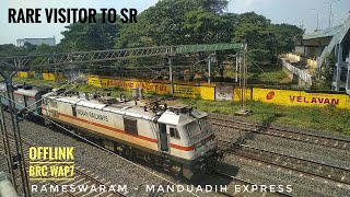 RARE VISITOR TO SR | OFFLINK BRC WAP7 WITH 05119 RMM - MUV EXPRESS RUTHLESSLY BANGS AT HIGH SPEED.