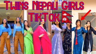 Nepali twins  girl Tiktok video |tiktok nepal  | Nepali 2022 tiktok | New Nepali Tik Tok |