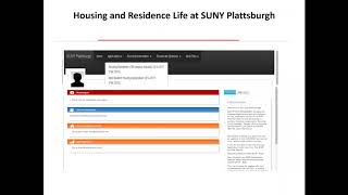 SUNY Plattsburgh Housing Webinar