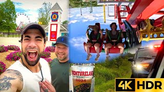 America’s UNDERRATED Amusement PARK: Adventureland VLOG 4K HDR