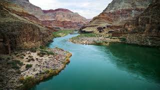 macOS Sonoma wallpaper/screensaver collection: the river valley of Grand Canyon