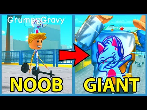 CAN WE BECOME THE BIGGEST SIZE!? - Roblox Weight Lifting Simulator