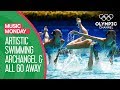 Russian Artistic Swimming perform to Archangel & All Go Away - Rio 2016 | Music Monday