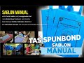 Sablon Manual Tas Spunbond Cara Simpel Sederhana Pemula Pasti Bisa