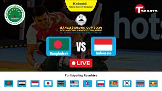 Live | Bangladesh vs Indonesia | Bangabandhu Cup 2024 | Kabaddi | T Sports