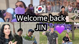 🇰🇷BTS JIN is BACK 🥳💜