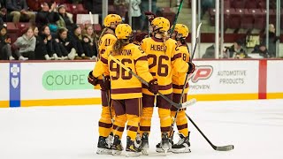 Highlights: #3 Gopher Women's Hockey Dominates Brown in East/West Showcase